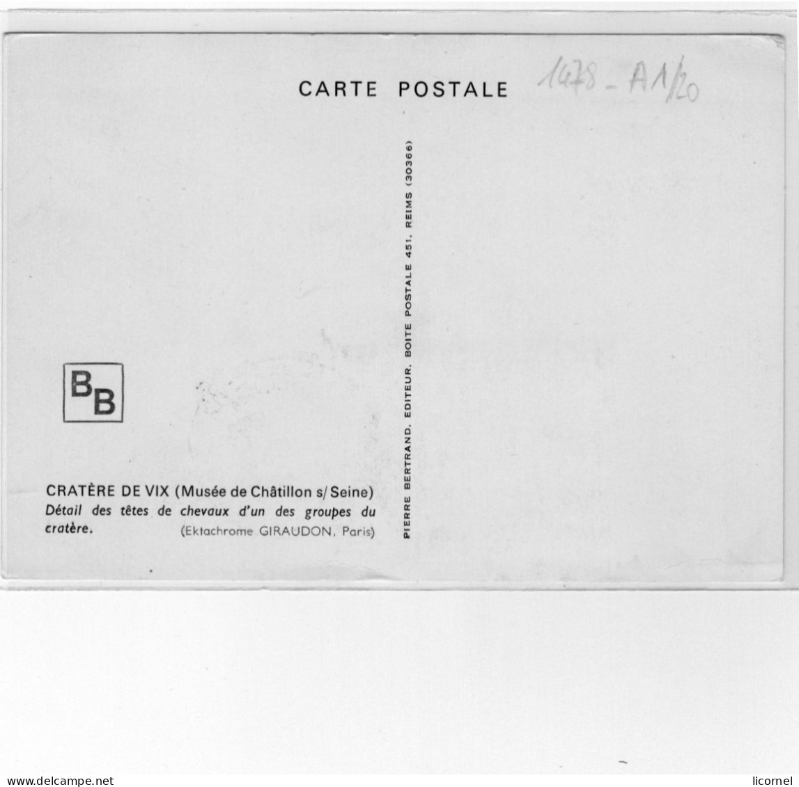 Cartes Maxi  1966 Premier Jour: CRATERE DE VIX - 1960-1969