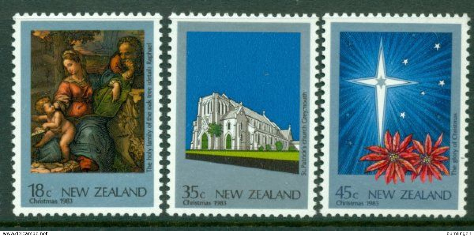 NEW ZEALAND 1983 Mi 881-83** Christmas [B938] - Christmas