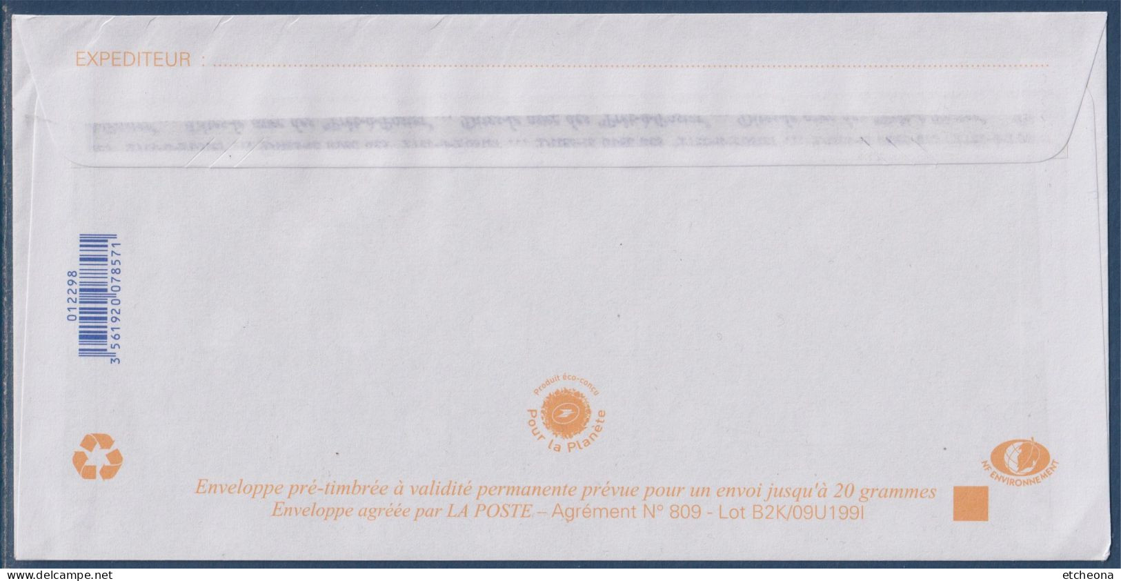 Enveloppe Entier Repiquage Privé TVPLP ASCPA (Association Sportive Et Culturelle Pessac Alouette) - PAP: Private Aufdrucke