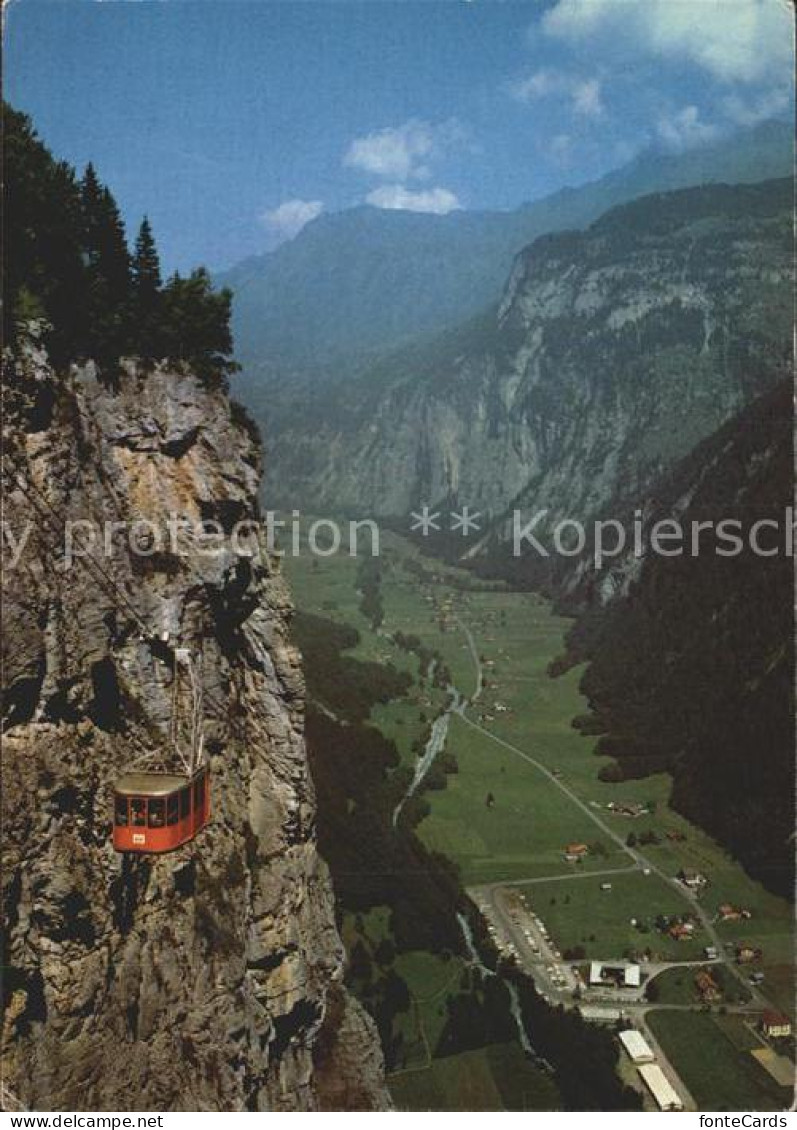 11907742 Lauterbrunnental Schilthorn-Seilbahn  Lauterbrunnental - Sonstige & Ohne Zuordnung