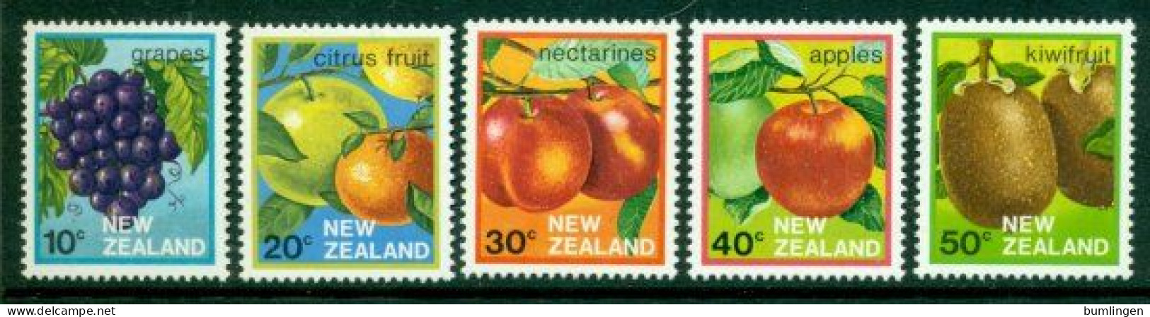 NEW ZEALAND 1983 Mi 884-88** Fruits [B939] - Obst & Früchte
