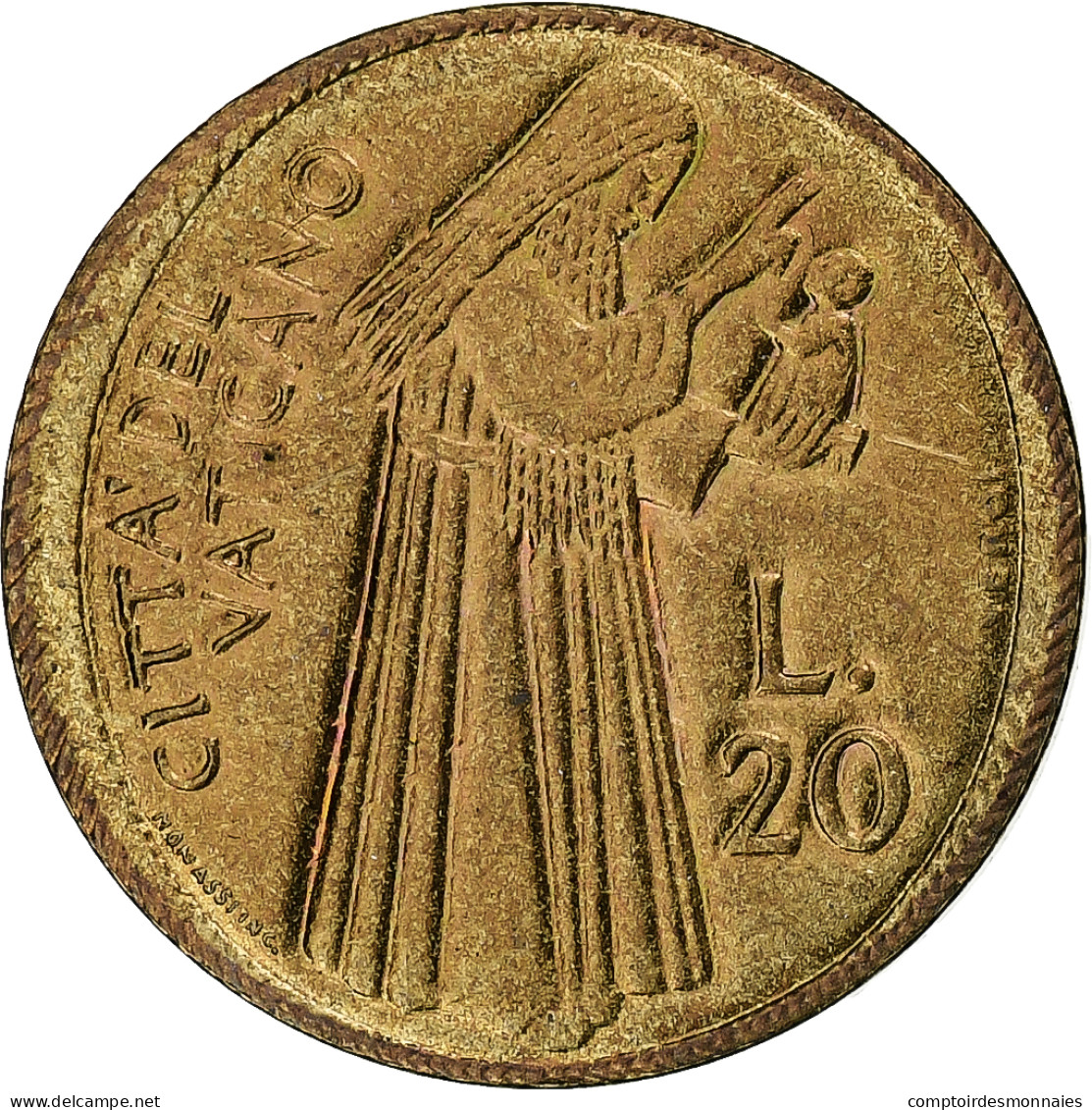 Vatican, Paul VI, 20 Lire, Holy Year, 1975, Rome, BU, Bronze-Aluminium, SPL - Vaticano