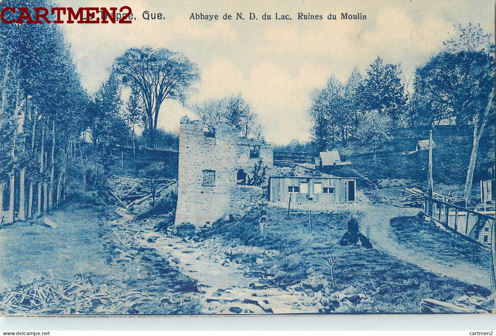 LA TRAPPE QUEBEC ABBAYE DE NOTRE-DAME DU LAC RUINES DU MOULIN CANADA  - Otros & Sin Clasificación