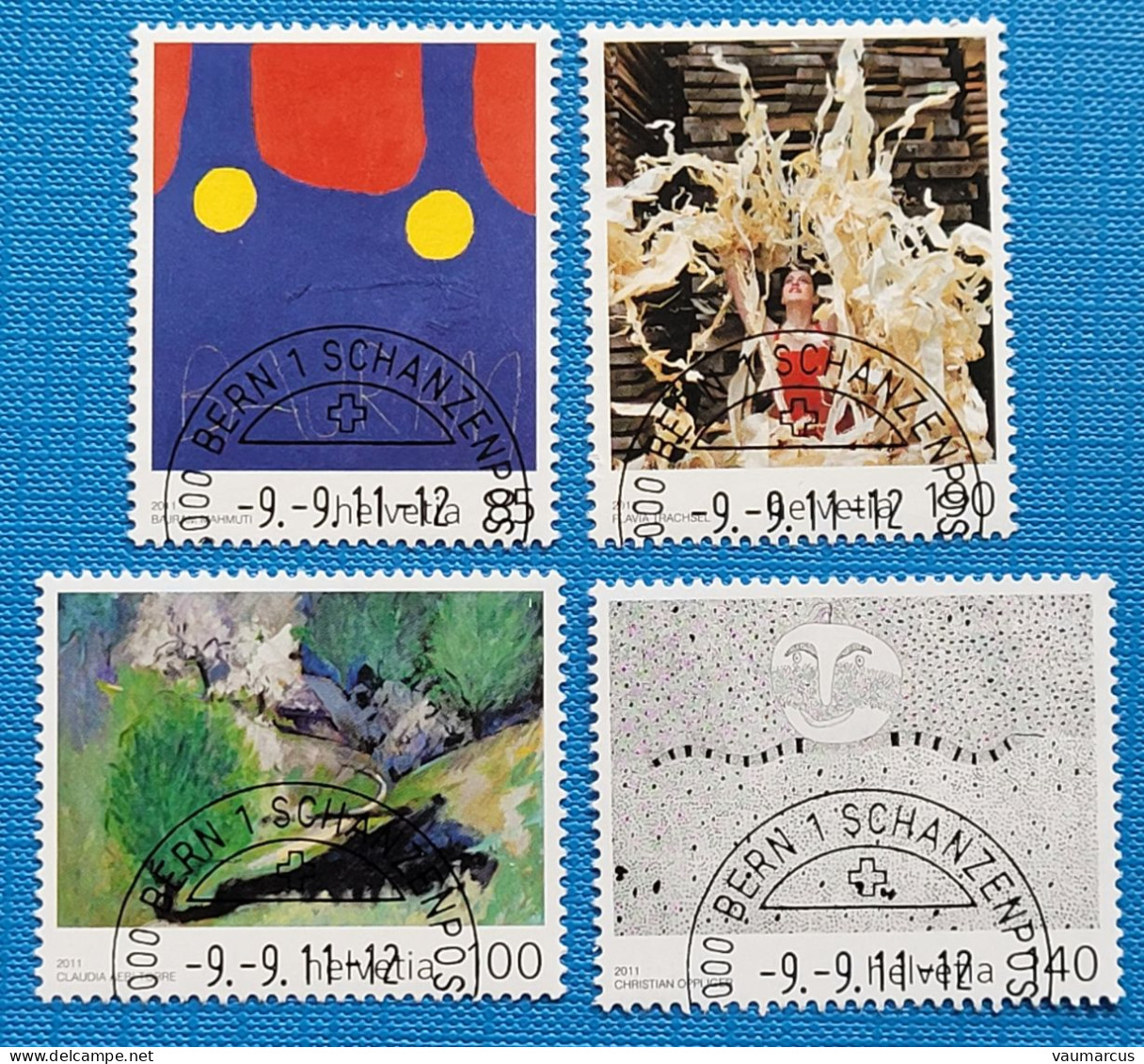 2011 Zu 1406-09 / Mi 2210-13 / YT 2145-48 Art Obl. - Used Stamps