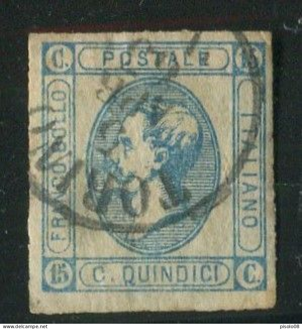 REGNO 1863 15 C.USATO - Oblitérés