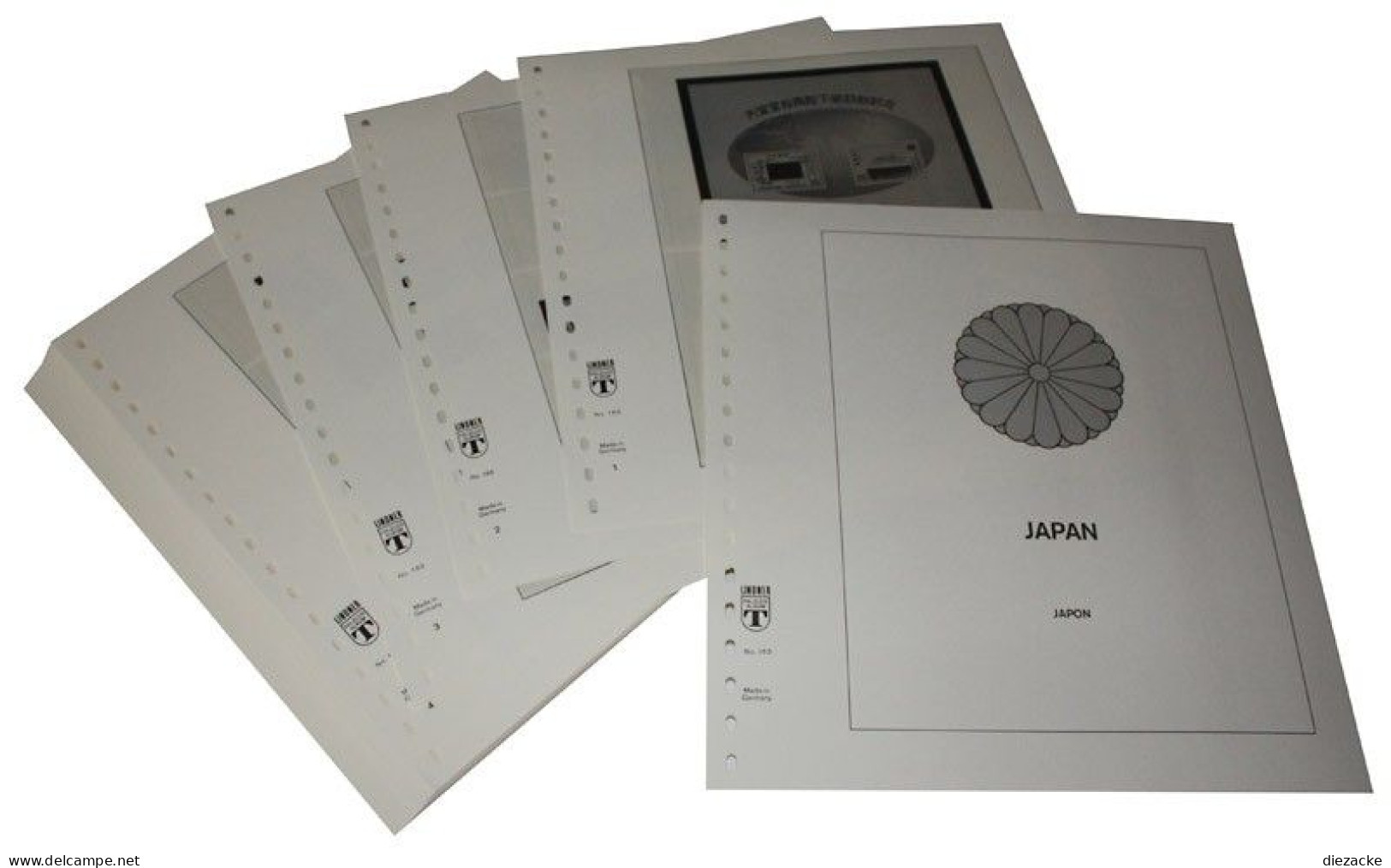 Lindner-T Japan 1971-1980 Vordrucke 163 Neuware ( - Pre-printed Pages