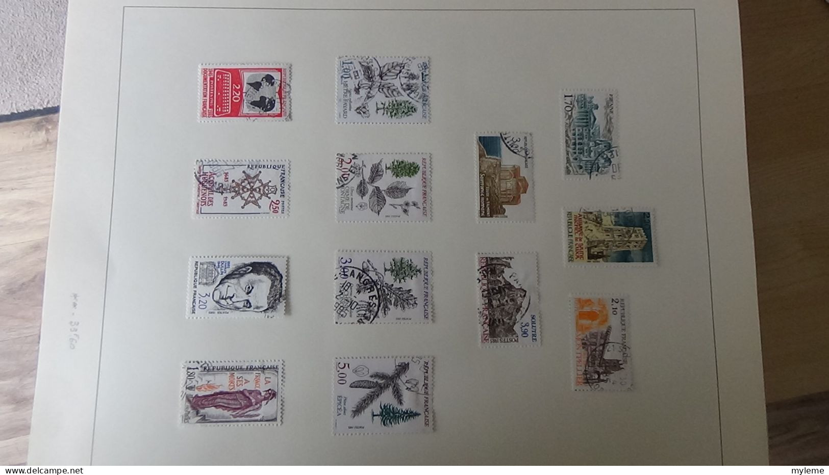 BF55 Reliure SAFE DUAL de timbres oblitérés de 1985 à 1991 + plaquette de timbres **. A saisir !!!