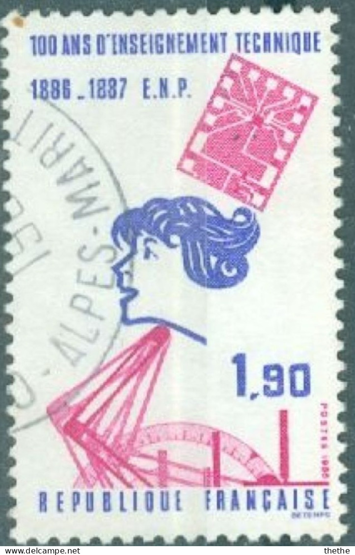 FRANCE - Centenaire De L'enseignement Technique - Used Stamps