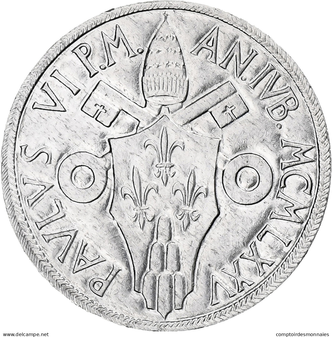 Vatican, Paul VI, 5 Lire, Holy Year, 1975, Rome, BU, Bronze-Aluminium, SPL - Vatican