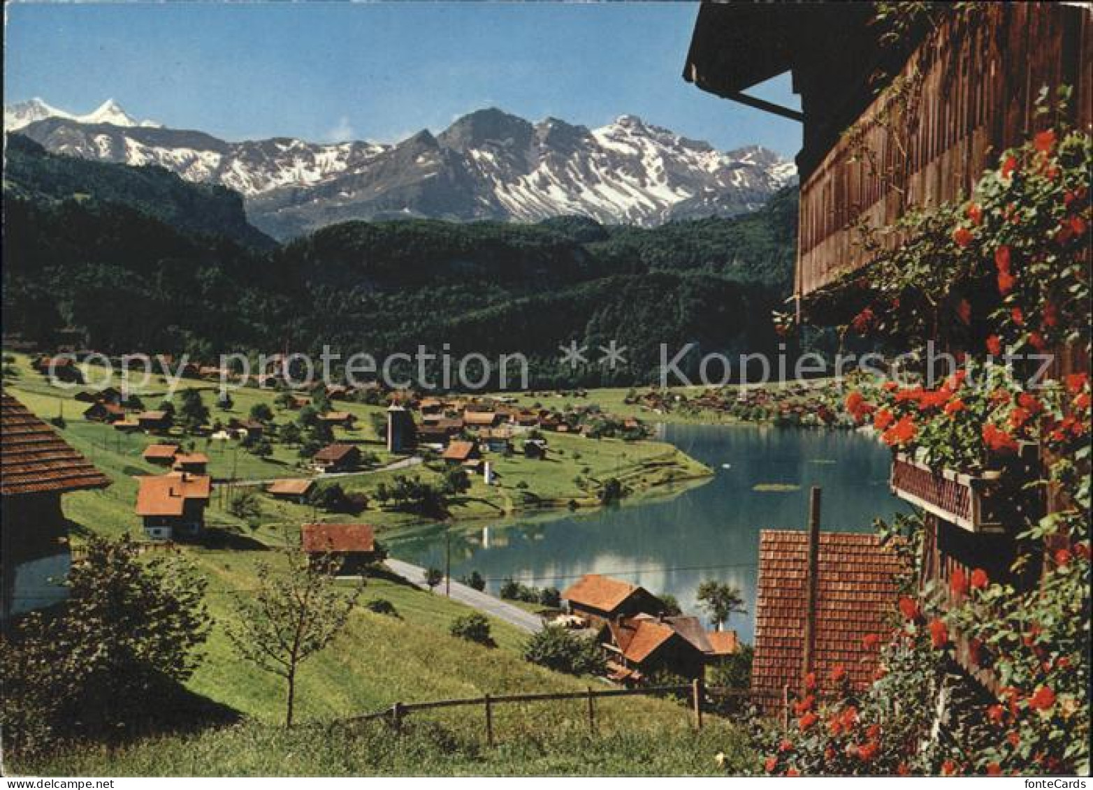 11904231 Lungern Am Lungernsee Mit Wetterhorn Lungern - Otros & Sin Clasificación