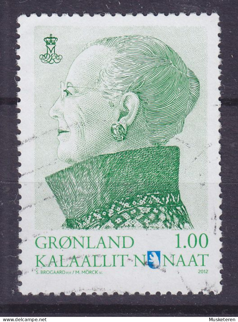 Greenland 2012 Mi. 624, 1.00 Kr. Königin Queen Margrethe II. - Used Stamps