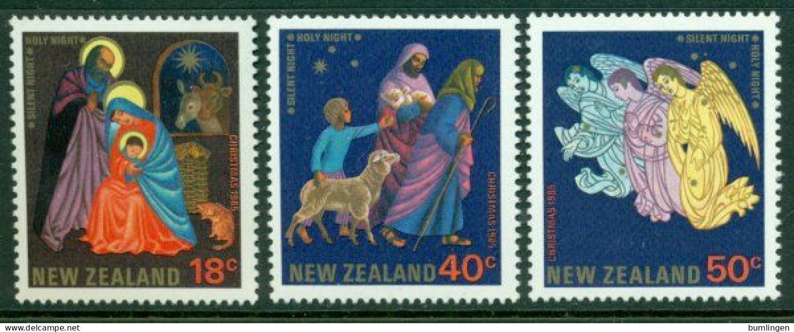 NEW ZEALAND 1985 Mi 942-44** Christmas [B956] - Noël