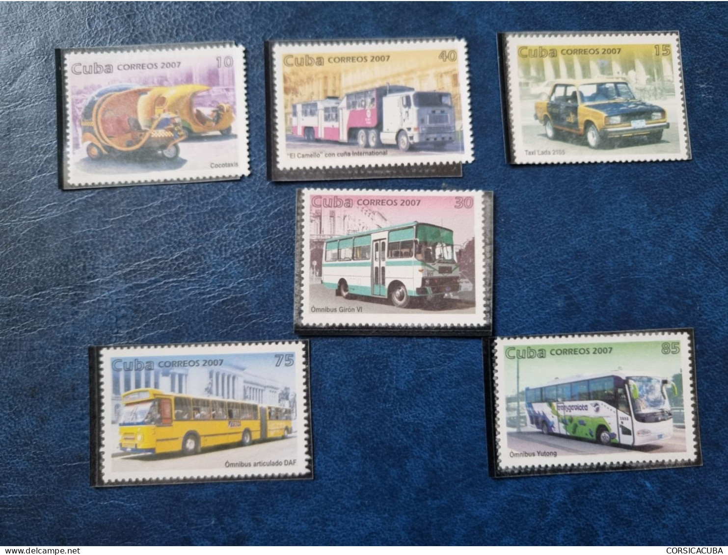 CUBA  NEUF  2007    TRANSPORTES   //  PARFAIT  ETAT  //  1er  CHOIX  // - Unused Stamps