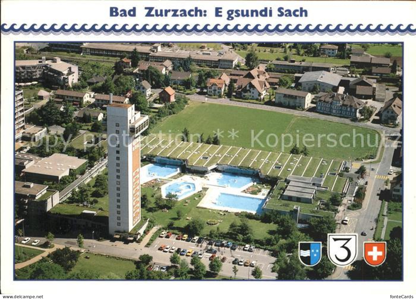 11904182 Zurzach Thermalbad Schwimmbecken Hotelturm Bad Zurzach - Otros & Sin Clasificación