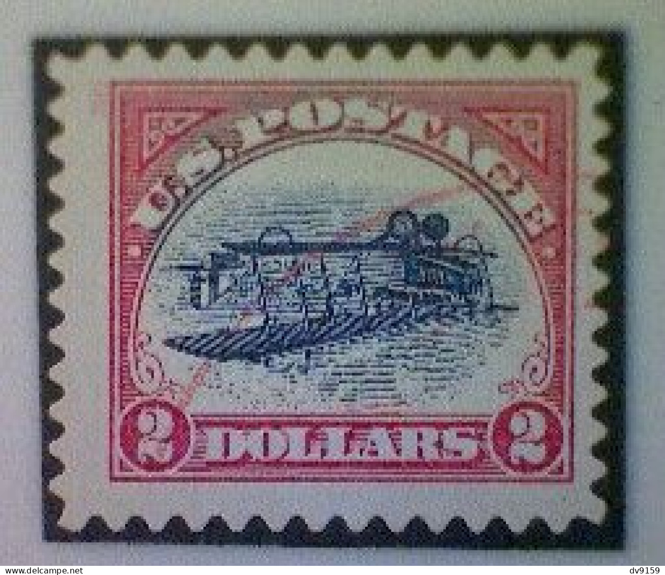 United States, Scott #4806a, Used(o), 2013, Inverted Jenny, Single, $2, Blue, Black, And Red - Usados