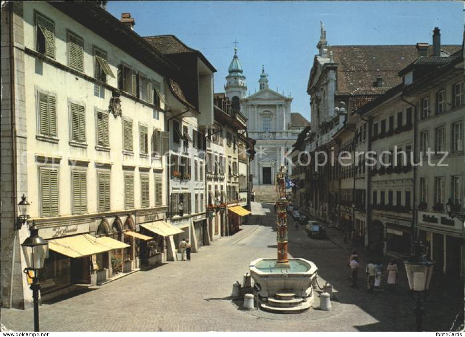 11904180 Solothurn Hauptgasse Mit St Ursen Kathedrale Solothurn - Sonstige & Ohne Zuordnung