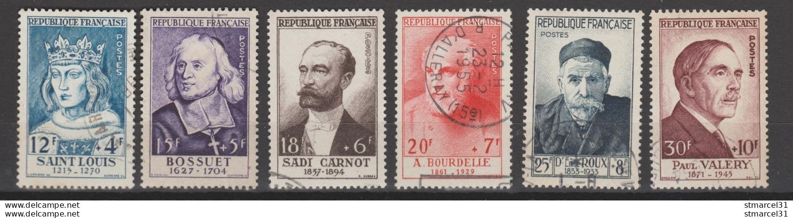 EN OBLITERATIONS De LUXE Série N°989 à 994 TBE Cote 180€ - Used Stamps