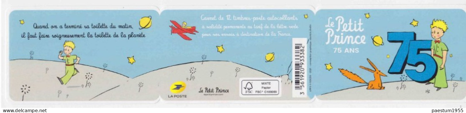 Carnet France Neuf** 2021 Le Petit Prince 75 Ans Yt:FR BC2001 Mi:FR 7906-7917MH - Libretti