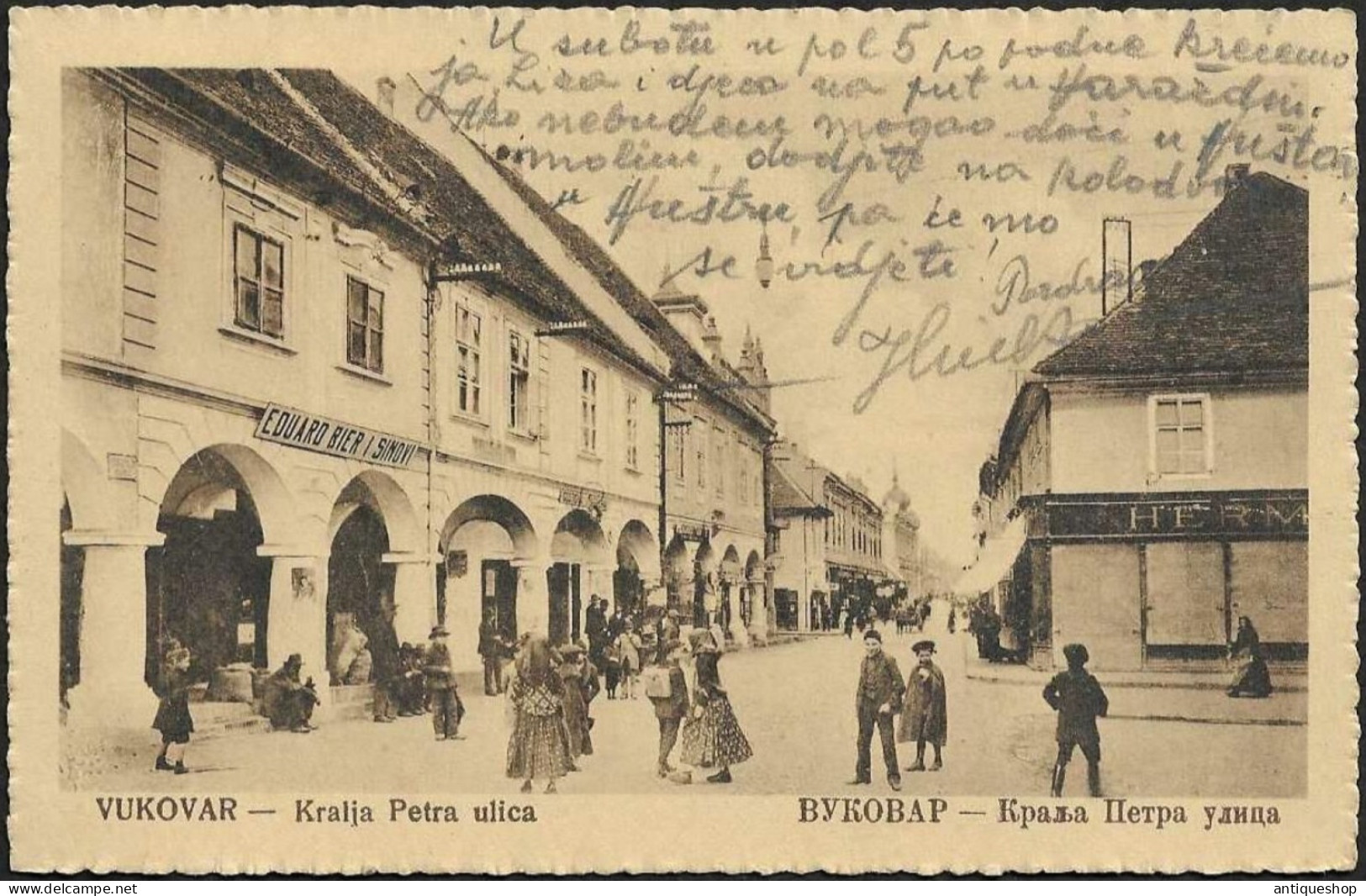 Croatia-----Vukovar-----old Postcard - Croacia