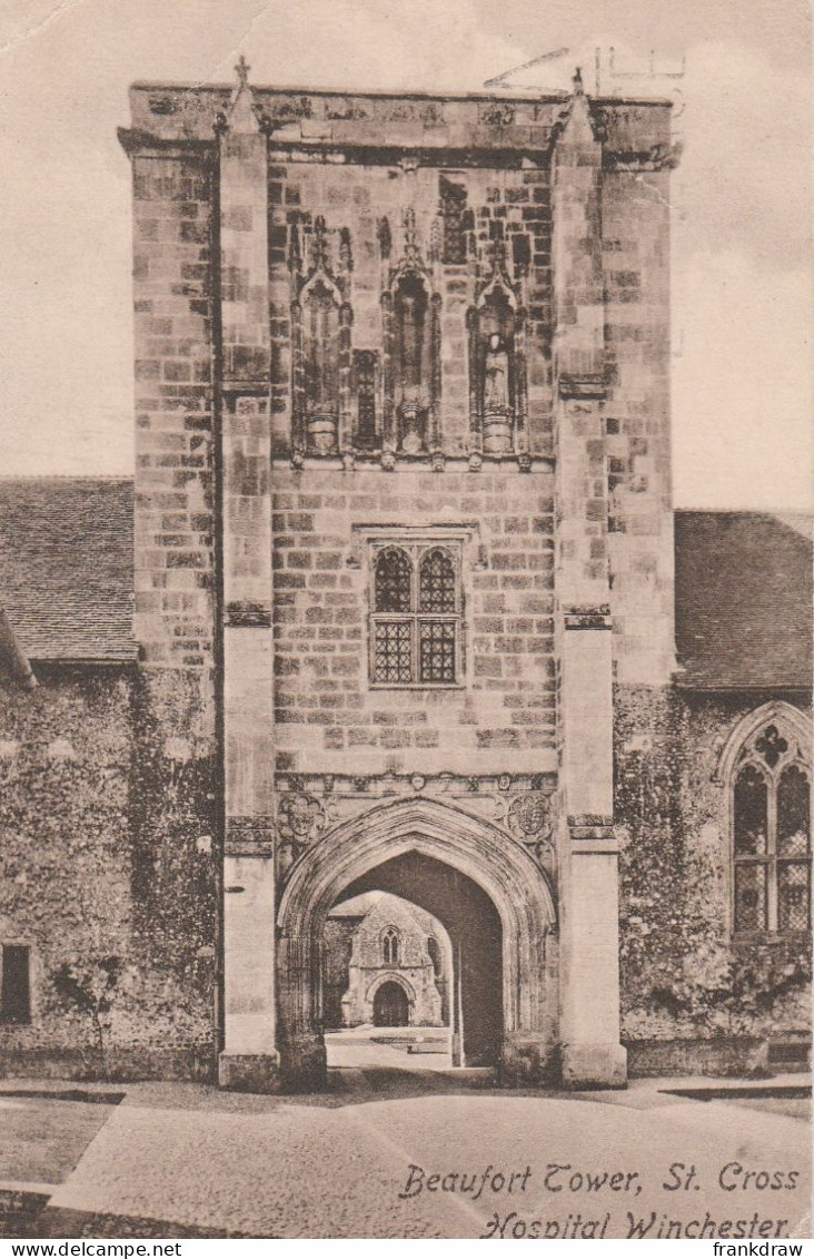 Postcard - Beaufort Tower, St. Cross Hospital, Winchestercard No.55882 - Posted 10th Oct 1956 - Very Good - Unclassified