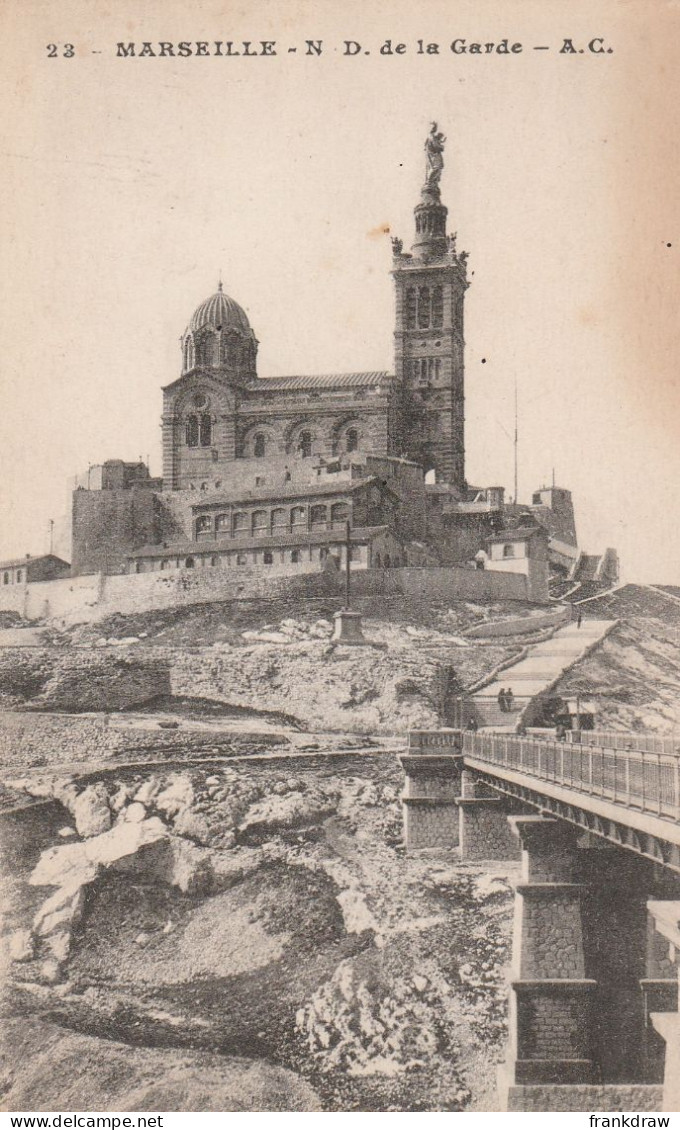 Postcard - Marseille - N D. De La Garde A.C. - No Caqrd No. - Very Good - Non Classés