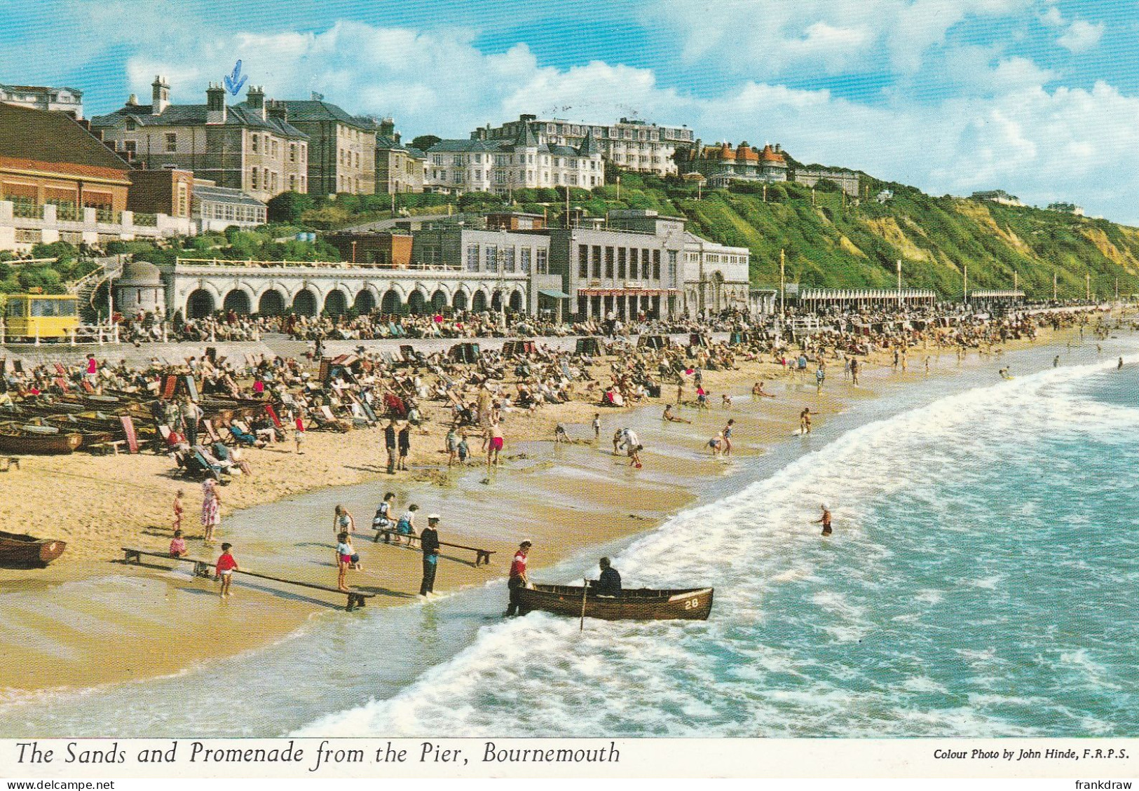 Postcard - The Sand And Promenade Bfrom The Pier, Bournemouth - Card No.Bm34 - Posted 17th Oct 1967 - Very Good - Unclassified