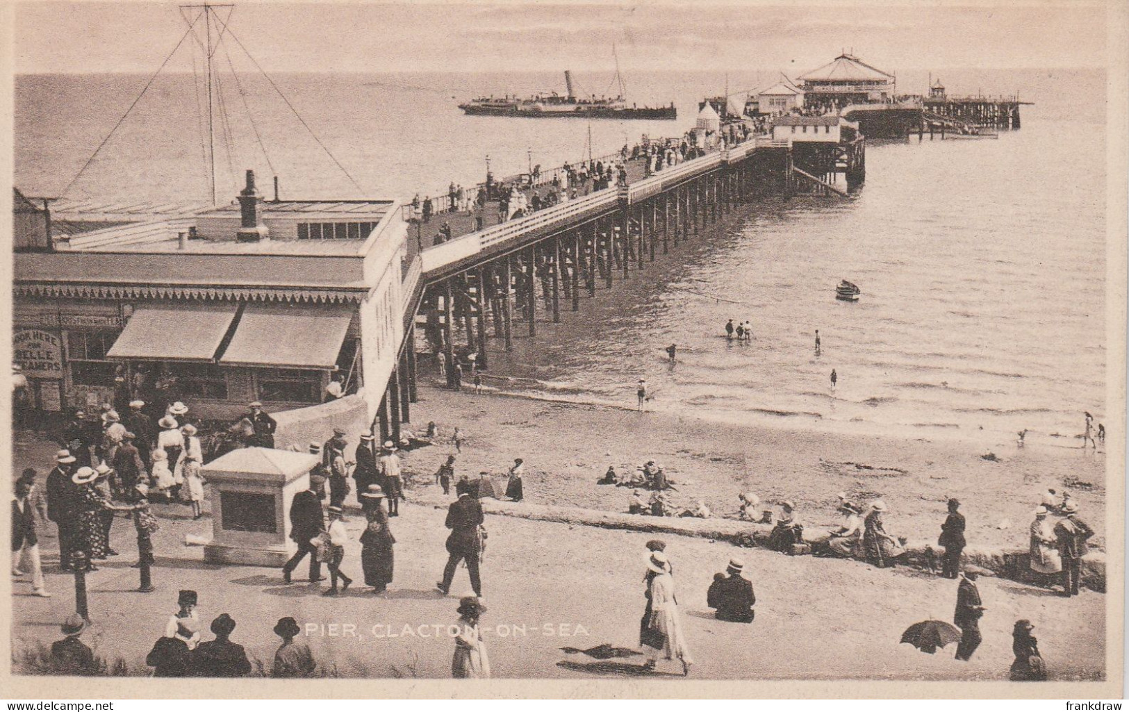 Postcard -Pier - Clacton - On - Sea - Card No.6554  - Circa 1926 - Very Good - Unclassified