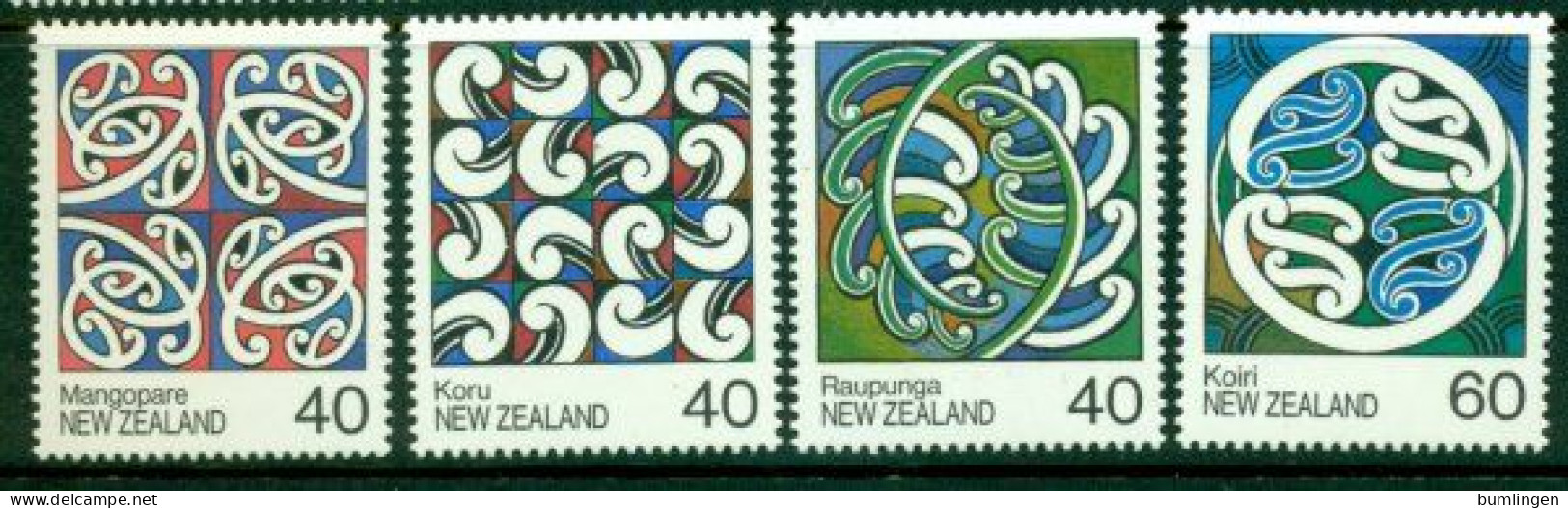 NEW ZEALAND 1988 Mi 1017-20** Maori Motives [B975] - Otros & Sin Clasificación