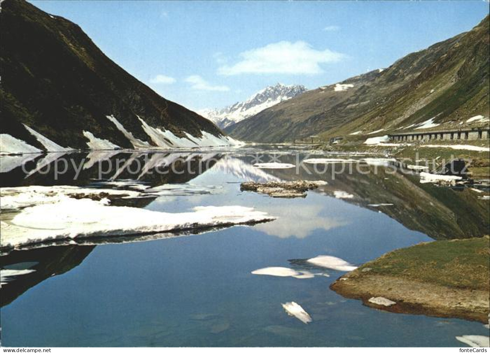 11903968 Oberalpsee Mit Oberalppass Und Urnerberge Andermatt - Otros & Sin Clasificación