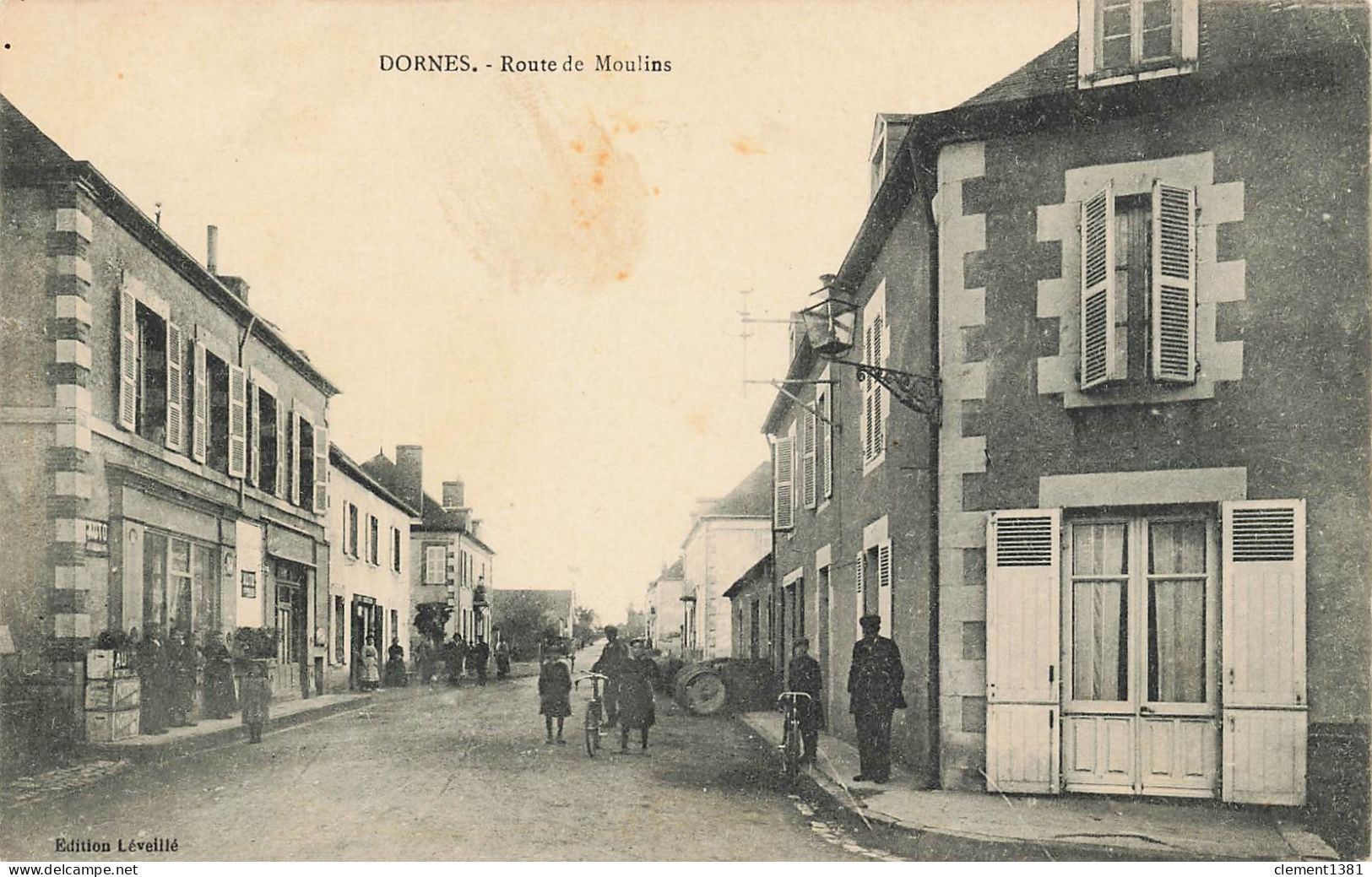 Dornes Route De Moulins Edition Leveille - Other & Unclassified