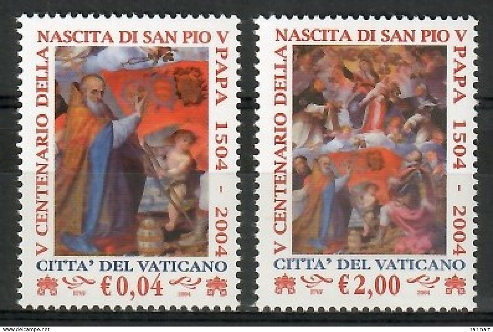 Vatican City 2004 Mi 1482-1483 MNH  (ZE2 VTC1482-1483) - Papas
