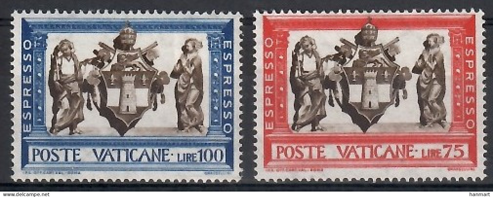 Vatican City 1960 Mi 355-356 MNH  (LZE2 VTC355-356) - Stamps