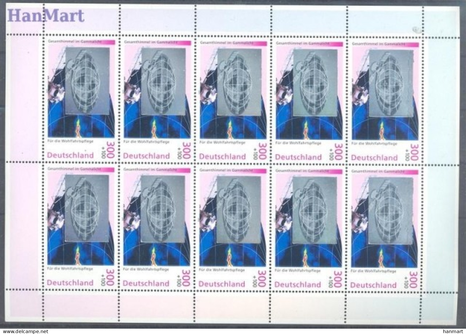 Germany, Federal Republic 1999 Mi 2077-2081 MNH  (ZE5 GRMark2077-2081) - Sonstige & Ohne Zuordnung