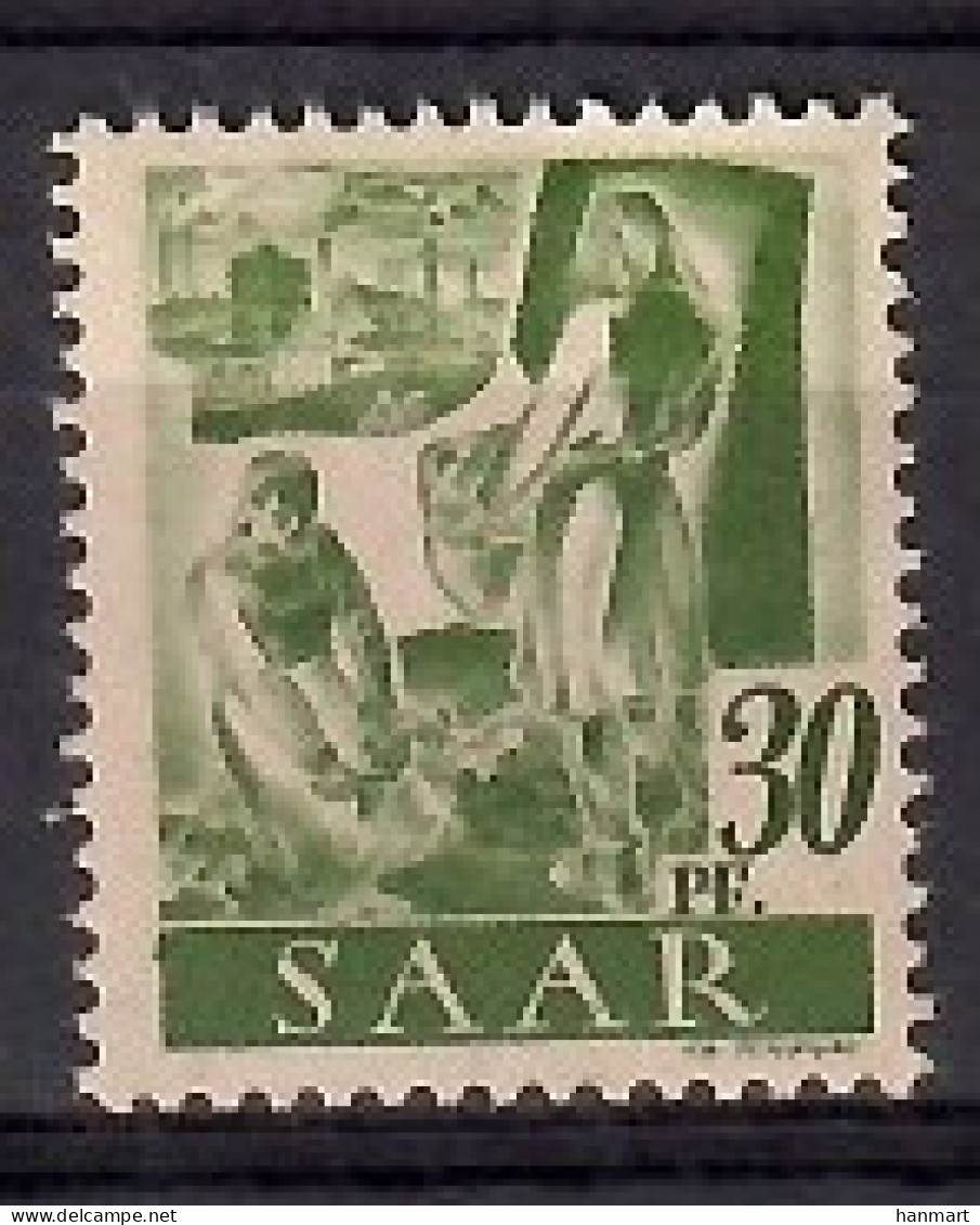 Germany, Saarland 1947 Mi 217 MNH  (LZE5 SAA217) - Landwirtschaft