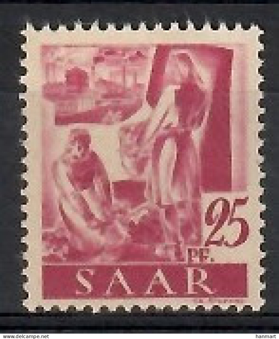 Germany, Saarland 1947 Mi 216 MNH  (LZE5 SAA216) - Landwirtschaft