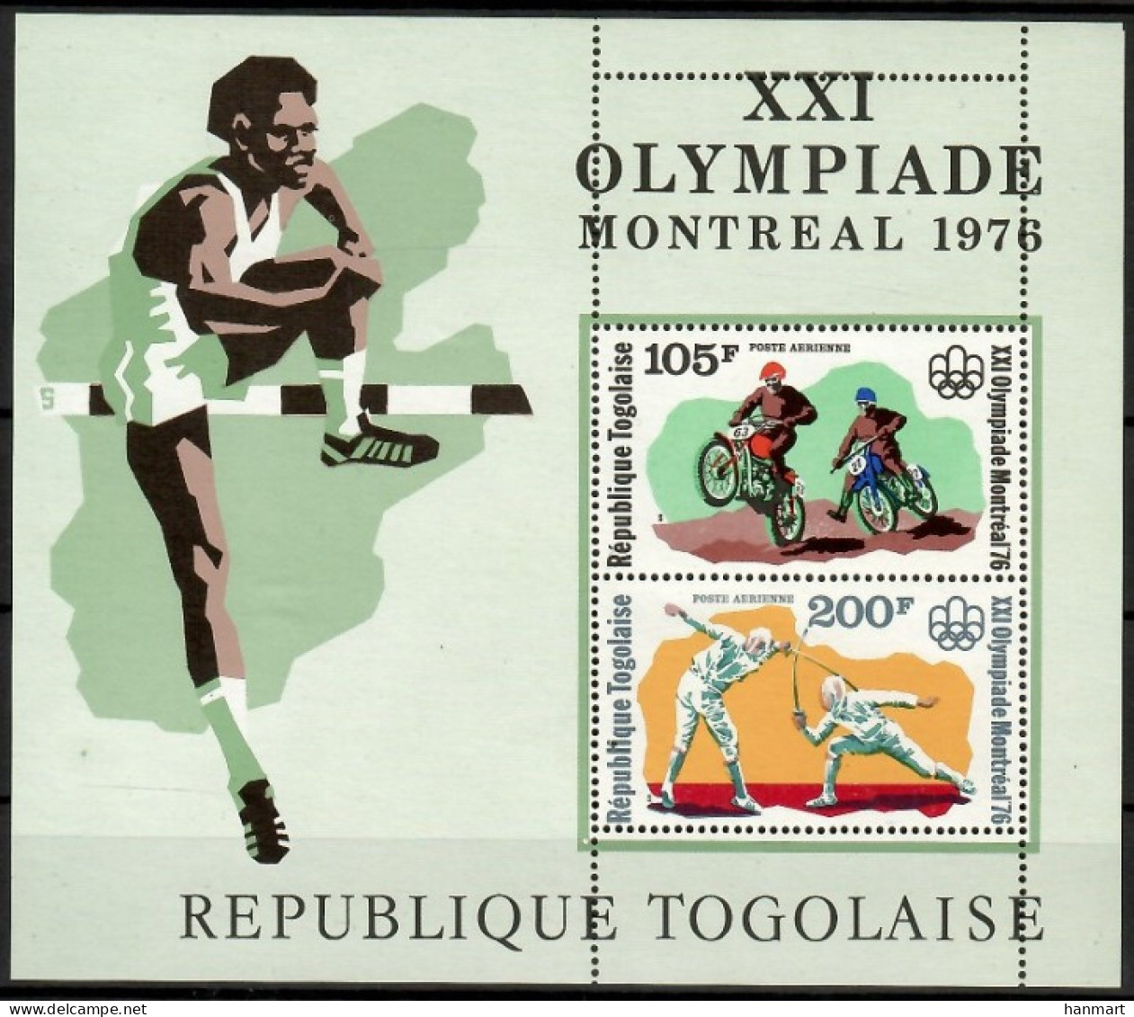 Togo 1976 Mi Block 104 MNH  (ZS5 TGObl104) - Sonstige & Ohne Zuordnung