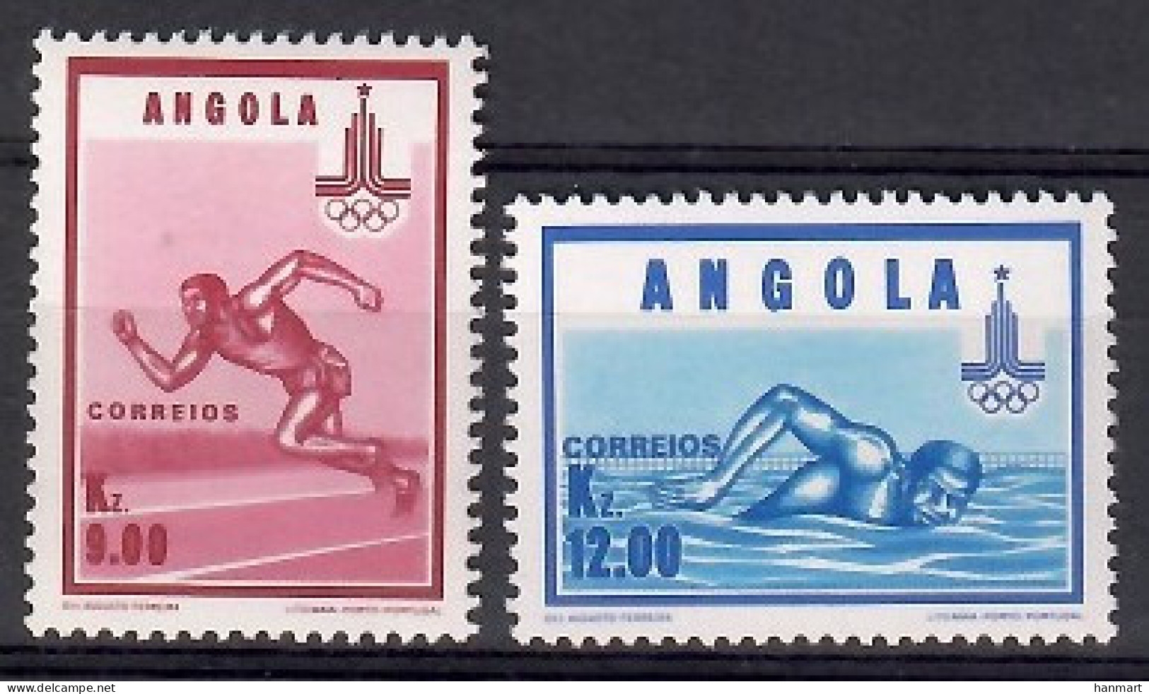 Angola 1980 Mi 633-634 MNH  (ZS6 ANG633-634) - Other
