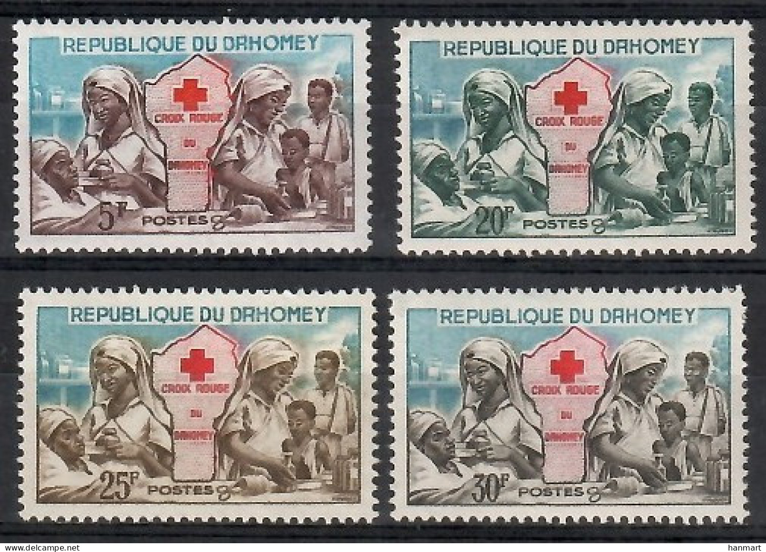Dahomey 1962 Mi 196-199 MNH  (ZS5 DHY196-199) - Medizin