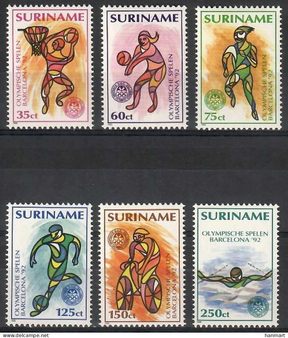Suriname 1992 Mi 1407-1412 MNH  (ZS3 SRN1407-1412) - Other & Unclassified