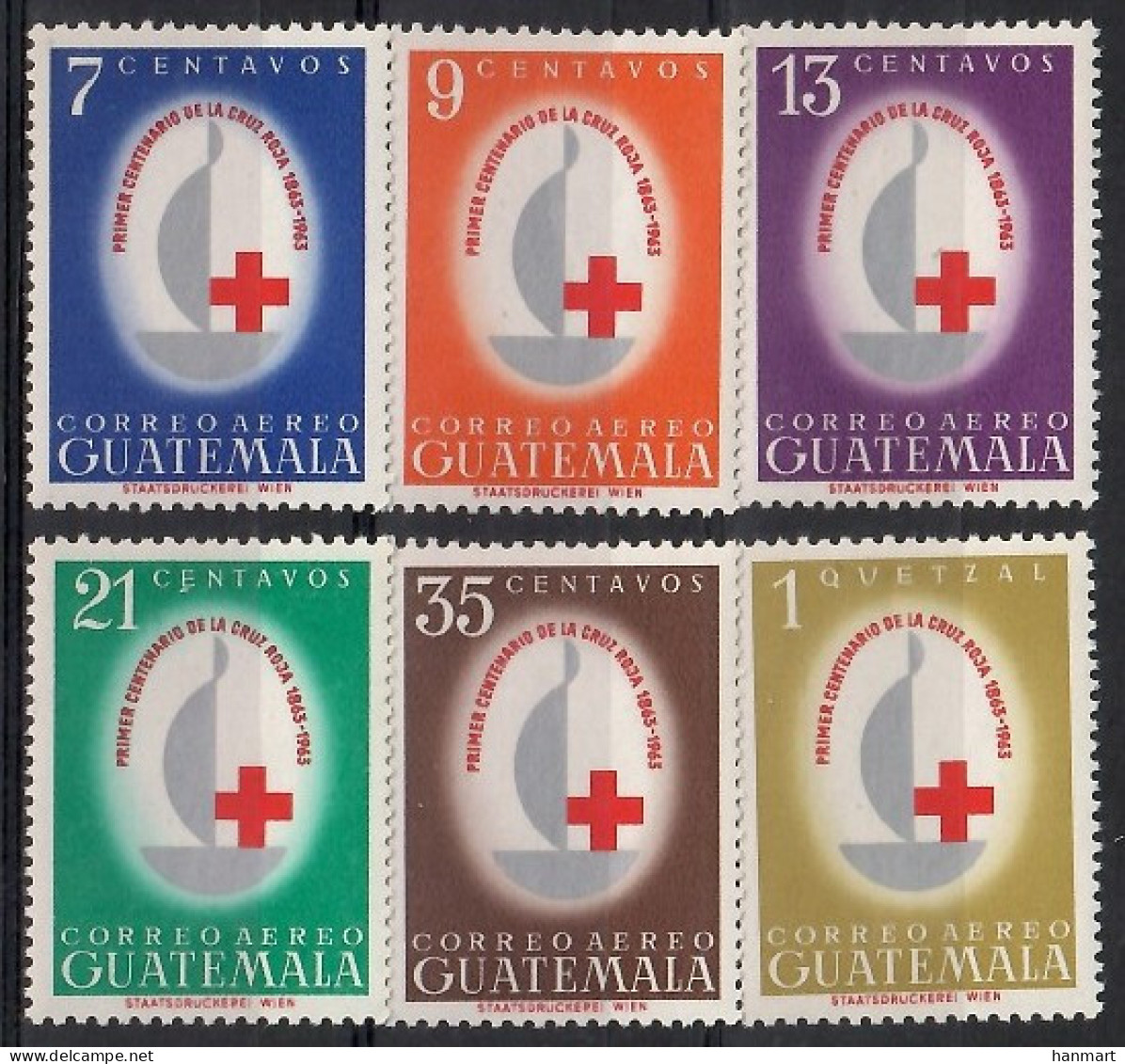 Guatemala 1964 Mi 733-738 MNH  (ZS1 GTM733-738) - Médecine