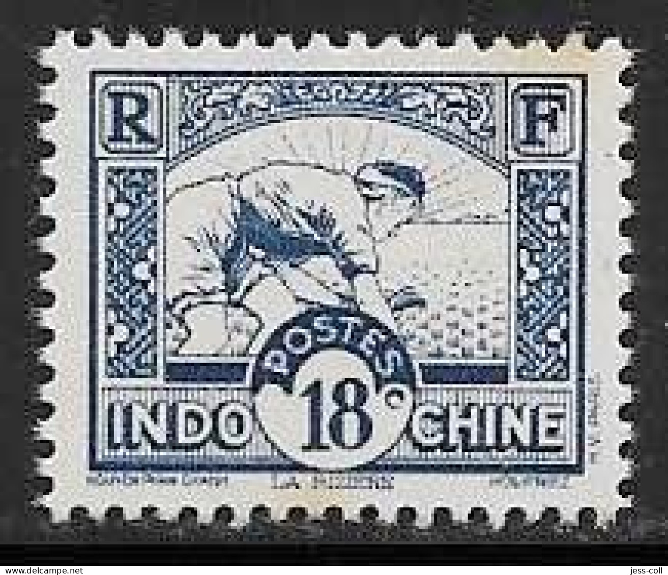Yvert 162B 18 C Bleu-violet - ** - Unused Stamps