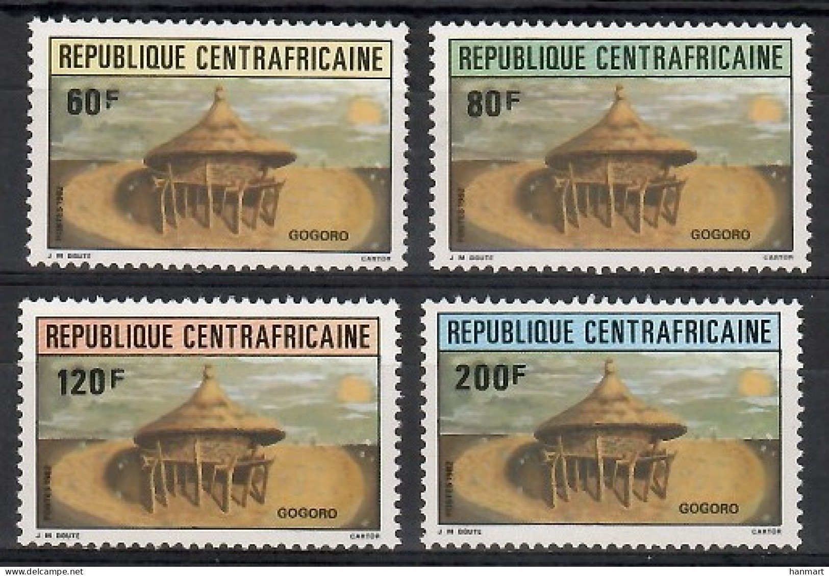 Central African Republic 1982 Mi 899-902 MNH  (ZS5 CAR899-902) - Altri