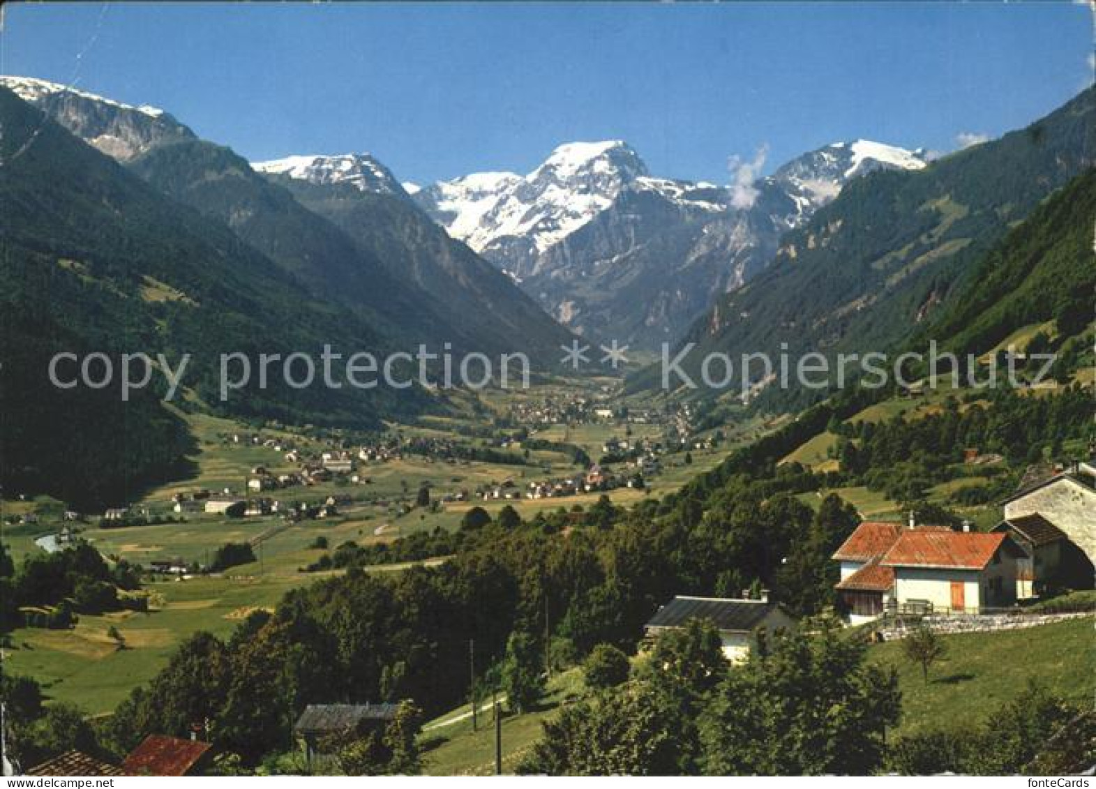 11903904 Schwaendi Schwanden Panorama Mit Toedi Schwaendi Schwanden - Altri & Non Classificati