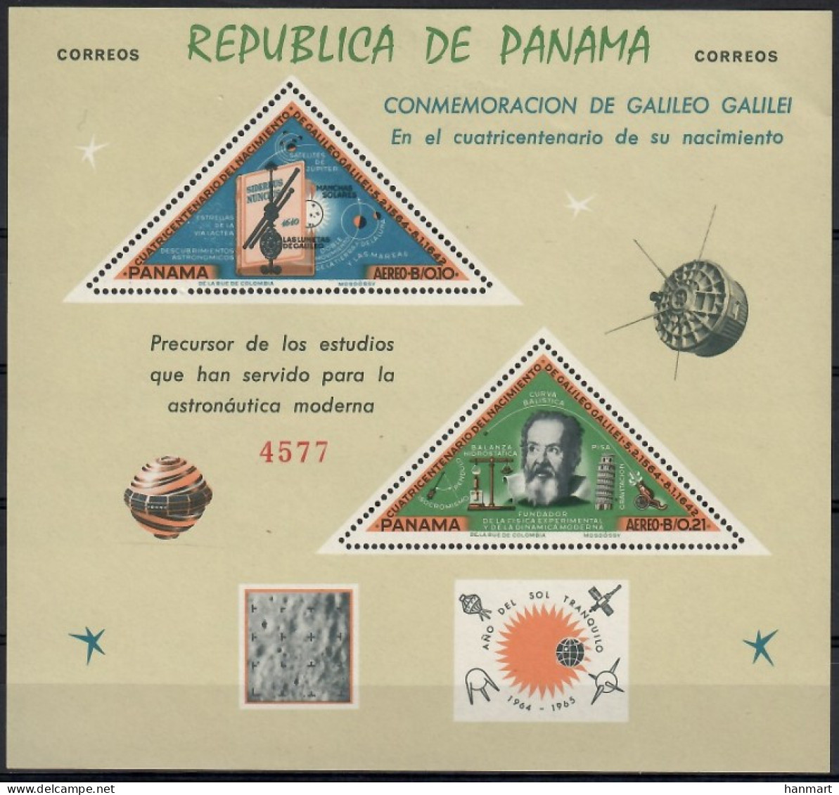 Panama 1965 Mi Block 36 MNH  (ZS1 PNMbl36) - Other