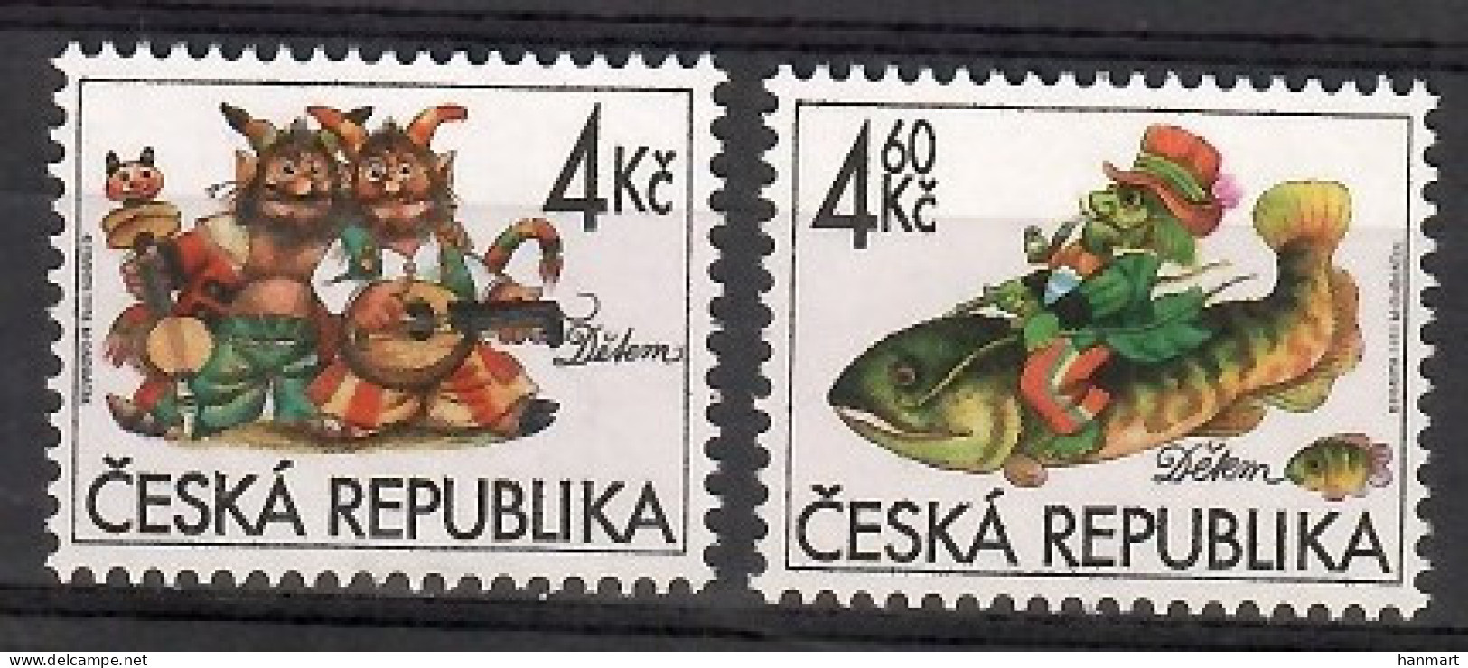 Czech Republic 1998 Mi 187-188 MNH  (ZE4 CZR187-188) - Märchen, Sagen & Legenden