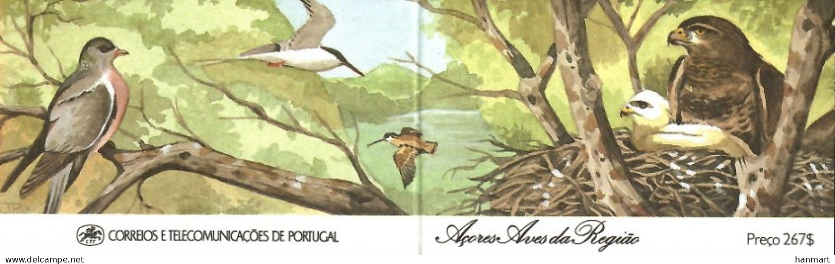 Azores 1988 Mi Mh 8 MNH  (ZE1 AZRmh8) - Águilas & Aves De Presa