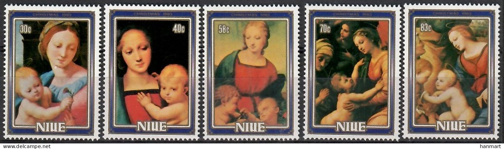 Niue 1983 Mi 523-527 MNH  (ZS7 NIE523-527) - Weihnachten