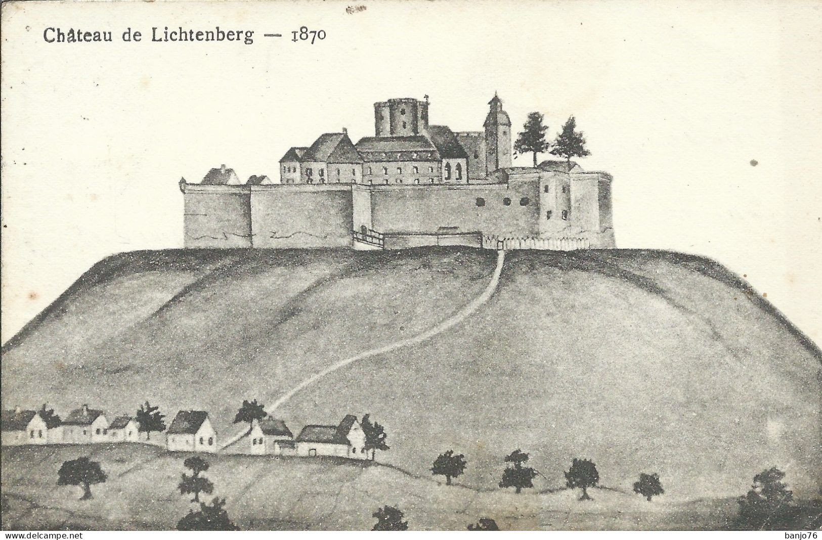 Château De Lichtenberg (67) - 1870 - Otros & Sin Clasificación