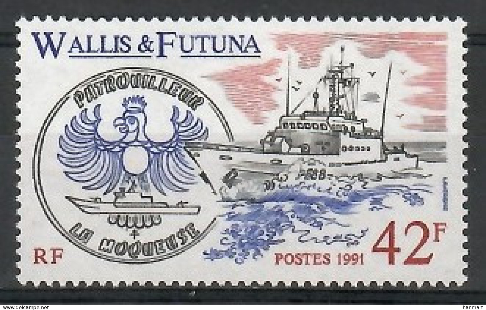 Wallis And Futuna 1991 Mi 592 MNH  (ZS7 WAF592) - Otros & Sin Clasificación