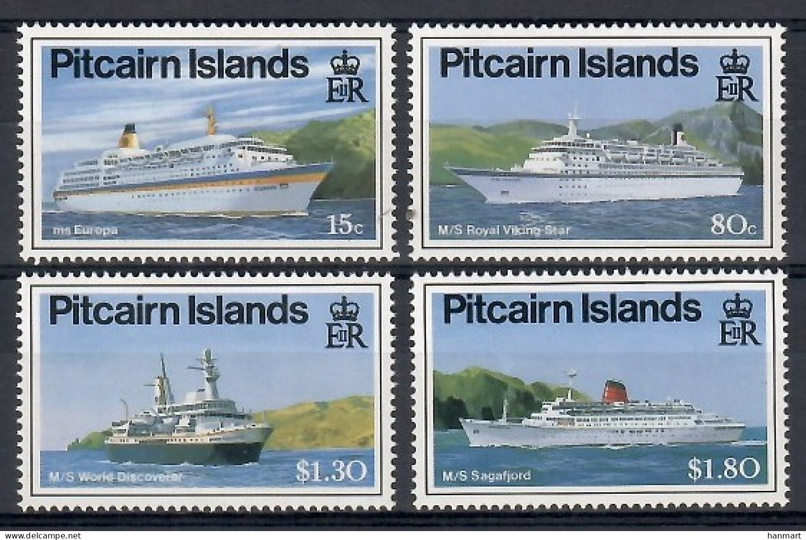 Pitcairn Islands 1991 Mi 377-380 MNH  (ZS7 PTC377-380) - Sonstige